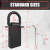 VIAGL 2Pcs 18000lbs Heavy Duty Removable D Ring Stake Pocket