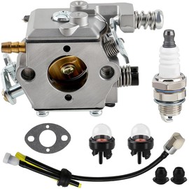 ZAMDOE Wt-992 A021003330 Carburetor Replacement for Walbro Chainsaw for Echo CS-352 CS352 CS-353 CS-352ES Chainsaw Tune-up Kits with Spark Plug Gaskets Fuel Line Filter Kit Carb
