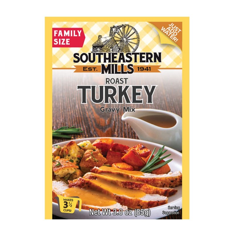Southeastern Mills Turkey Gravy Mix, 3 Ounce (Pack of 3)