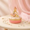 FASSLINO Ballet Girl Trinket Box Hinged Enameled Hand-Painted Figurine Ornaments