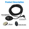 Pioowirk 3.5mm Microphone for Car Radio Stereo, Portable Hands Free