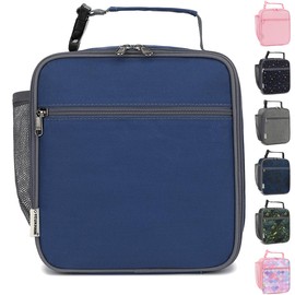 GYEUKHAM Lunch Box for Kids Boys Girls Men Women, Insulated Small Soft Cooler Lunch Bag Kit for School Work Picnic Travel - Reusable Portable lunchbox, Cyan