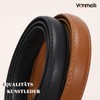 VONMELLI Set of 2 Slim Belts Women's Waist Belt Brown
