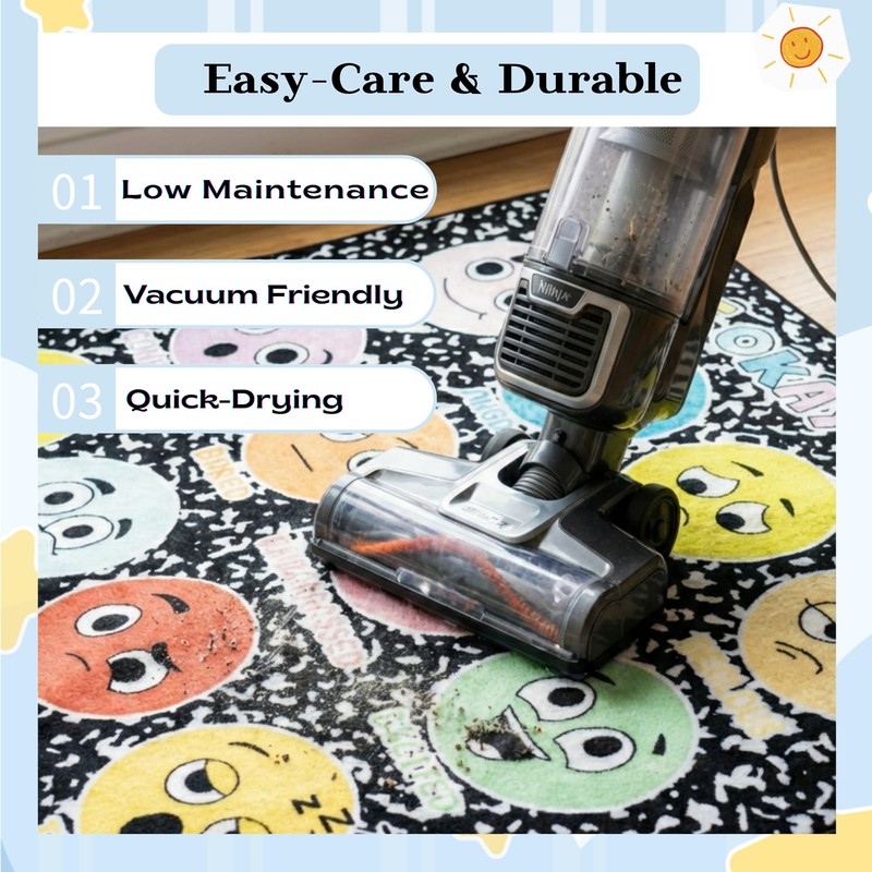 4x3.3FT Composition Notebook Calm Down Social-Emotional Classroom Rug