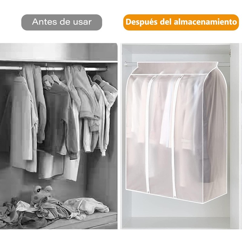 Protector de Ropa Colgante,120cm*100cm*50cm Protector de Ropa para Closet,Cubre Polvo