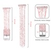 Compatible for FITVII Smart Watch Bands, 20mm, 22mm Glitter Clear