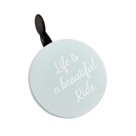 Urban Zweirad bicycle bell, Big Mama (large), bell for Dutch bikes or women’s bicycles, blue, xl