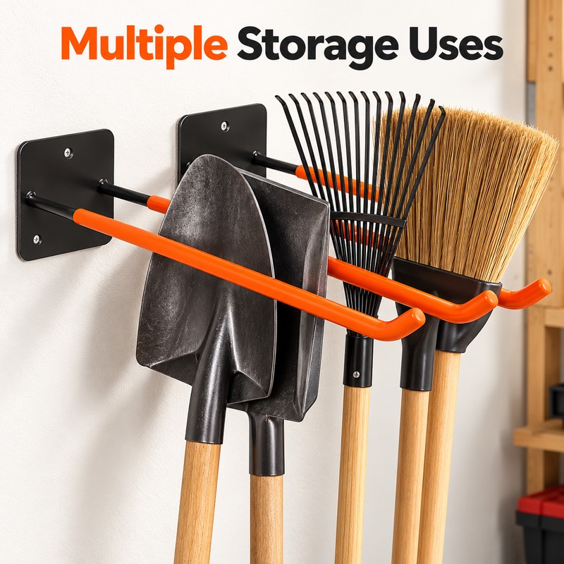 1Pc Garage Storage Hook for Gardening Tools,Wall Hook,Garage Organization and