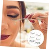 Outanaya 3pairs Sequin False Eyelashes Heart Flower Glitter Lashes for