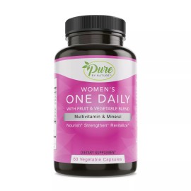 Pure By Nature One-Daily Multi-Vitamin for Women, 60 Count