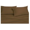 Royal Hotel Bedding Cal-King Solid Taupe Wrinkle-Free Brushed Microfiber Sheet