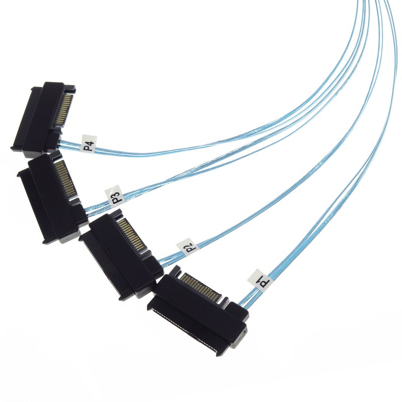 EDIMS Mini SAS to SAS Cable SFF-8087 to SFF-8482 Internal