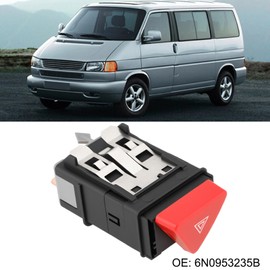 EMSea Warnblinkschalter Kompatibel mit VW Transporter T4 1990-2003 6N0953235B
