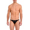 Gary Majdell Sport Men's Metallic Black Ultra Greek Bikini Swimsuit