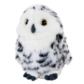 Teddys Rothenburg Cuddly Toy Snow Owl 17 cm Standing White/Black Plush Snow Owl Plush Toy