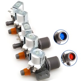 AJU73213301 AJU75152601 AJU75152603 Washer Water Inlet Valve Compatible With Kenmore LG WT1101CW WT1501CW WT5270CW WT7200CW WT1201CV WT5070CW WT5170HV WT4870CW WT5680HVA Washing Machine