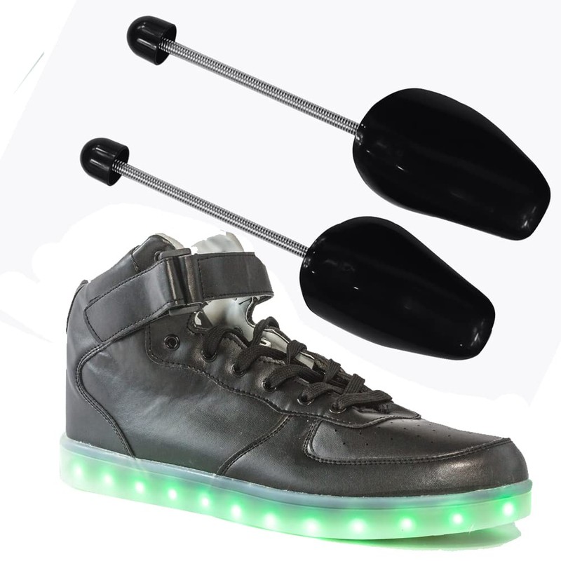 WOCTDTHW Shoe Trees for Sneakers Shaper 2 Pairs Plastic Men