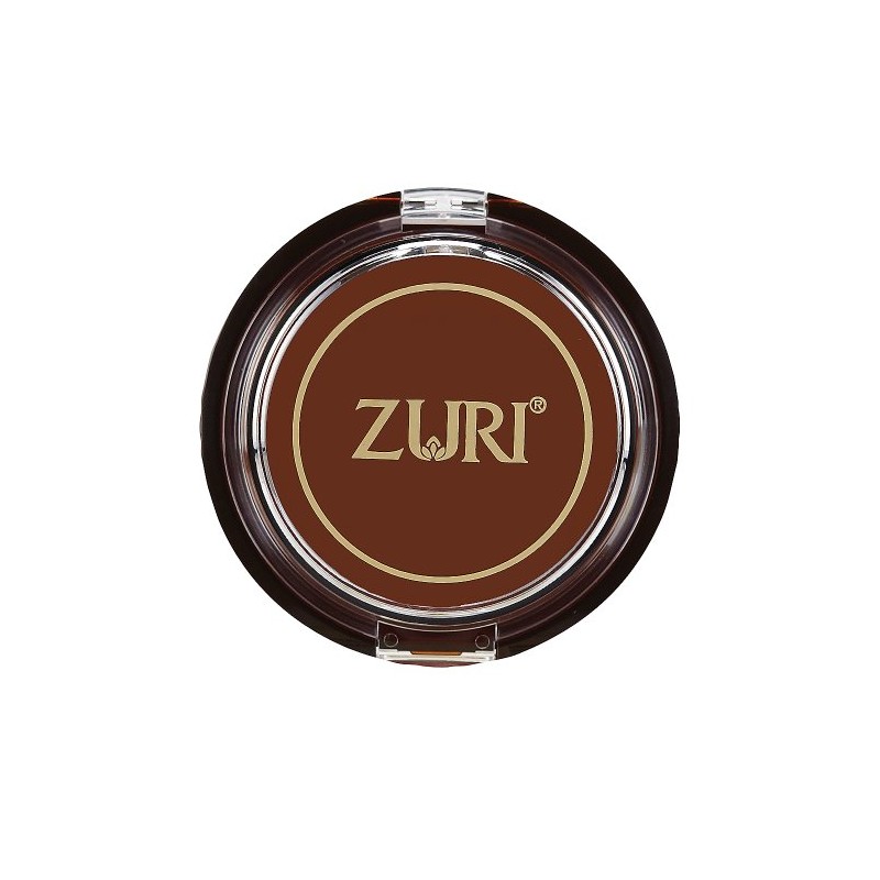 Zuri Naturally Sheer Satin Finish Pressed Powder - Espresso