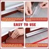 PRERUICHI 32" Chrome Framed Shower Door Replacement Drip Rail with