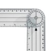 TAKUMED Plastic Angle Meter Goniometer Transparent Type D (TypeD-II)