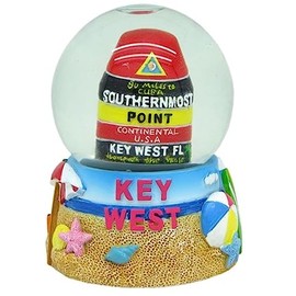 Florida Keys Key West Southernmost Point Florida Snow Globe