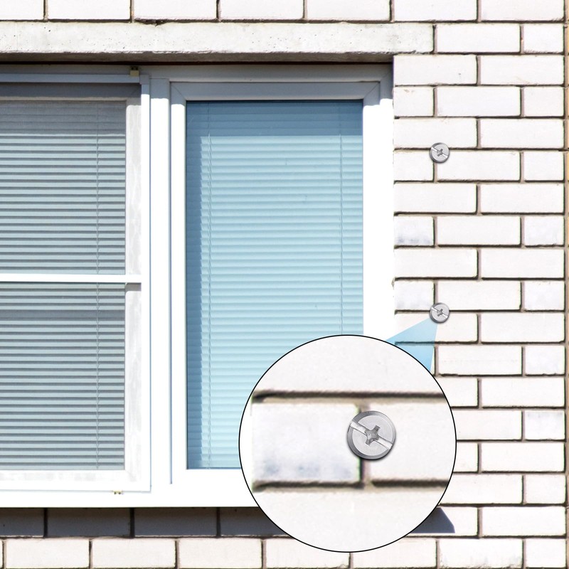 MorningRo 49 Piece Kit - Hurricane Shutter Hardware Hurricane Sidewalk