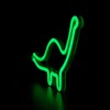12" Green Brontosaurus LED Lighted Neon Dinosaur Silhouette
