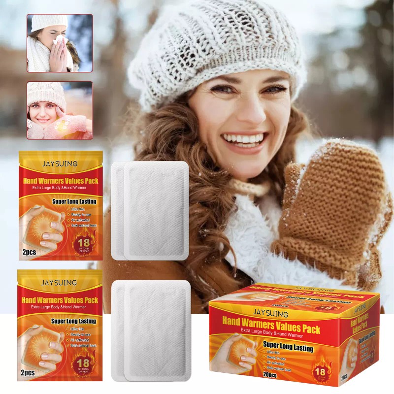 Unbranded 60 PCS Hand Warmer + Body SUPER Warmers 18-hour