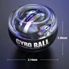 TOPTHEROAD Pelota de Giroscopio para Ejercicios, Entrenador de Muñeca con