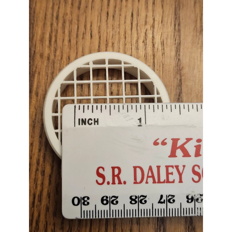 GWM 1" PVC Pipe Vent Screen, 1.315" OD, 1/4" Mesh,