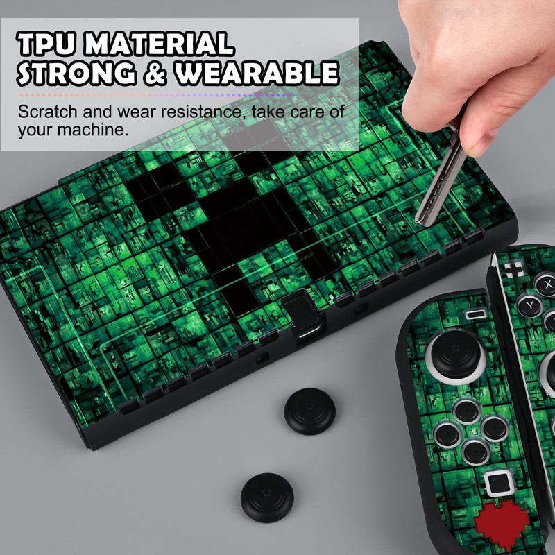 DLseego My World MC Protective Case for Switch OLED New