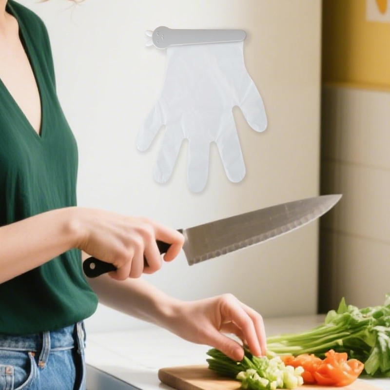 Glove Dispenser Wall Mount | Glove Holder Organizer,Clamp-On Kitchen Accessories