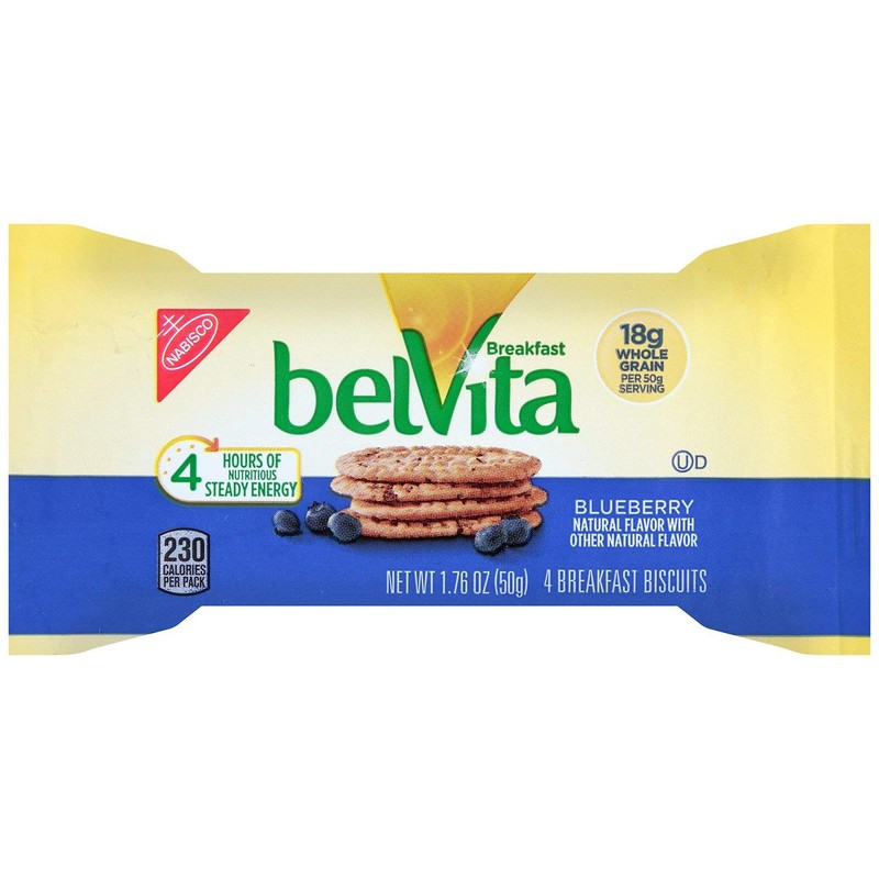 Belvita Blueberry biscuit (20 Pack x 1.76 Oz), 35.200000000000003 Ounce