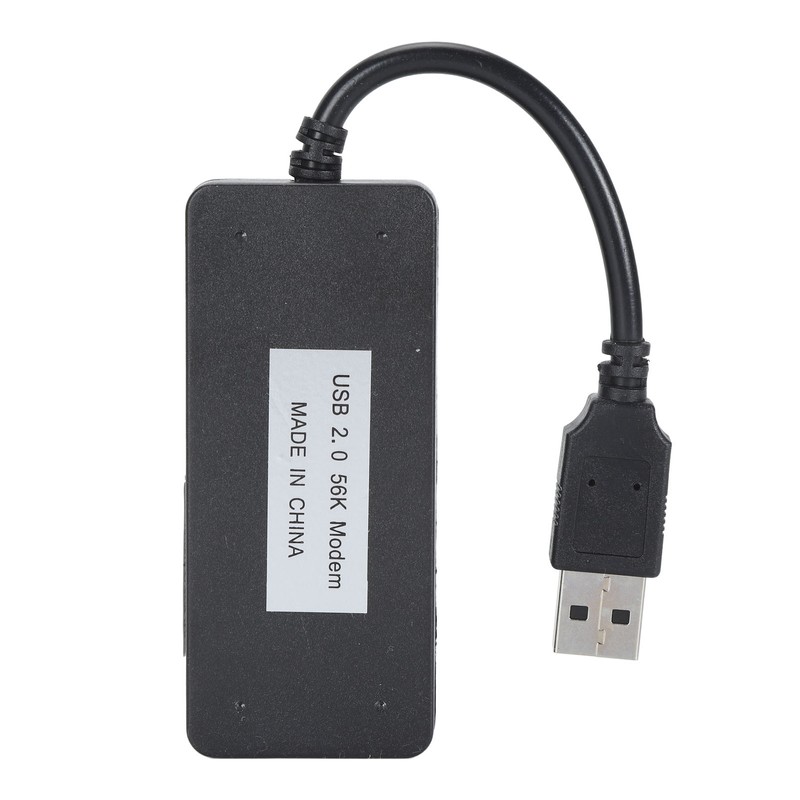 USB 56K External Dial Up Fax Data Modem Dual RJ11