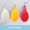 Silicone Spoon Rest for Kitchen Spoon Holder - Yellow