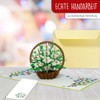 LINPOPUP®, LIN17763, Pop Up Card Flowers, Bouquet Pop-Up, Flower Cards,