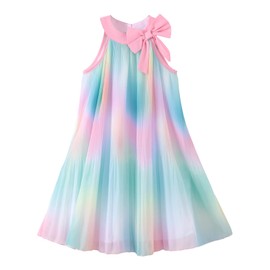 Toddler Girl Tulle Dresses 4T 5T Girl Clothes Ruffle Green Prom Dress Ombre Summer Toddler Outfits Birthday Beach Sundress for Girl 4 5 Year Old