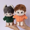 niannyyhouse 15cm stuffed toy clothing Stretch Solid Color Sportswear Hoodie