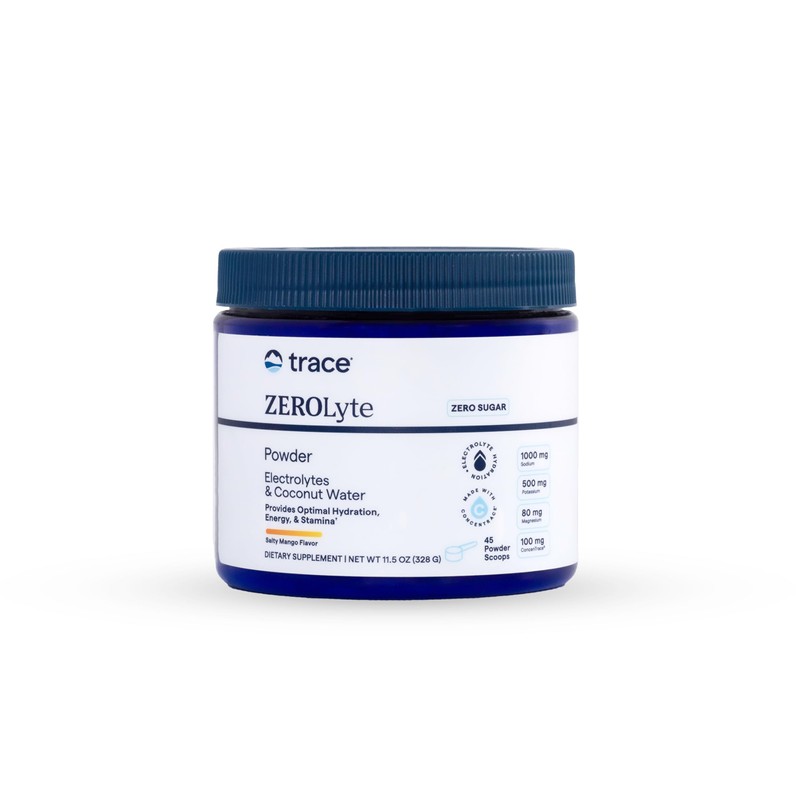 Trace Minerals Zerolyte Canister Electrolitos en Polvo 45 Servicios Sabor