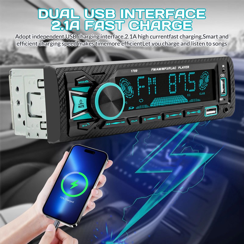KEPEAK Estereos Para Carros Bluetooth Auto Estereo MP3 Radios Con