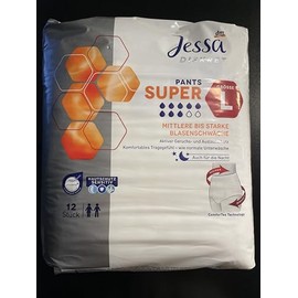 Jessa Discreet Pants L Super, Pack of 12