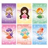 Fairy Fantasia Kids Small Notepads x 12 - 6 Different Designs. Great End of Term Class Gift or Party Bag Filler