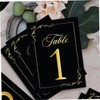 MAGICLULU 1set Wedding Table Numbers Cards Double Sided Place Card