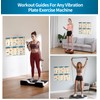 Whole Body Vibration Plate Exercise Poster Set - 6 Workout