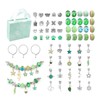Charm Bracelet Making Kit Basic Bracelets Colored Beads Pendants Jewelry