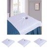 zalati Linens 3pcs Head Cover Sheet with Face Hole Reusable