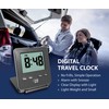 Digital Travel Alarm Clock - No Bells, No Whistles, Simple