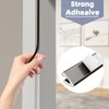 Foam Weather Stripping Door Seal Strip, V Shape Self-Adhesive Backing