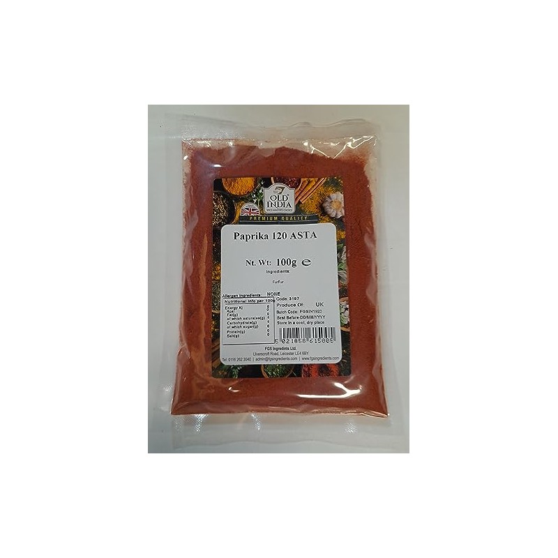 Old India Paprika 120 ASTA 100g