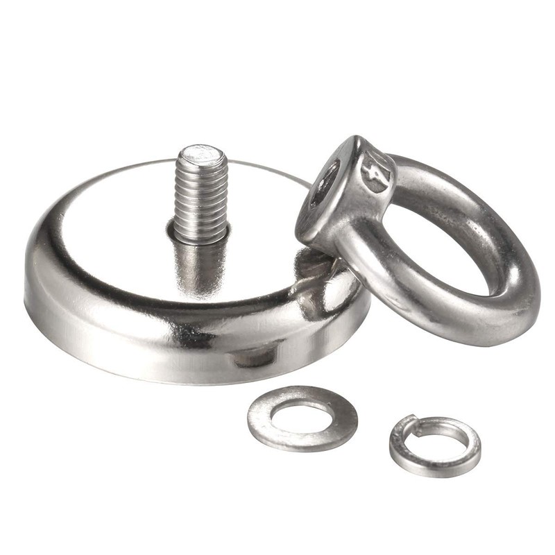 Strong Neodymium Eyelet Magnet Diameter 32 mm Wukong Pull Force